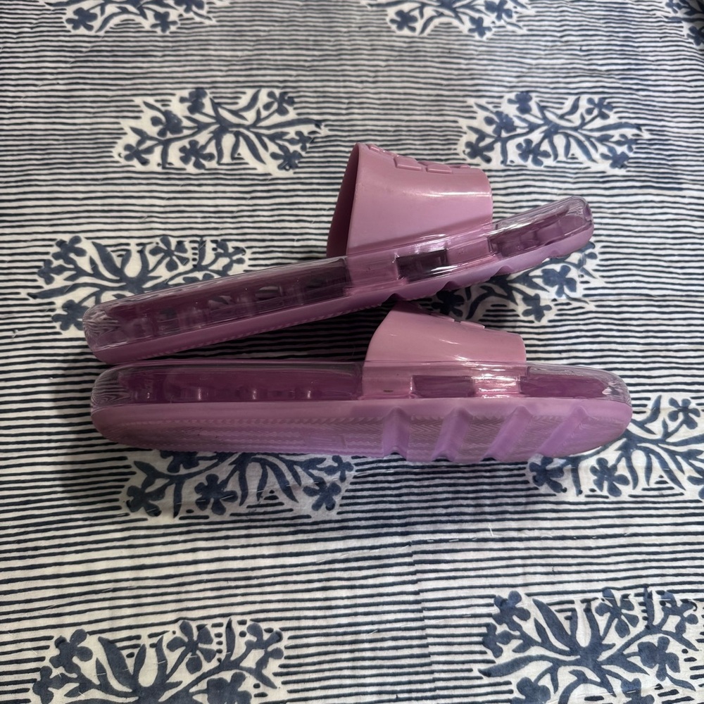 Tory Burch Bubble Jelly Purple Slide Sandals - Picture 8 of 9
